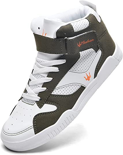 Shoes Men's High Top Fashion Sneakers Outdoor Casual Sports Shoes Training Leather Shoes Mens Flats