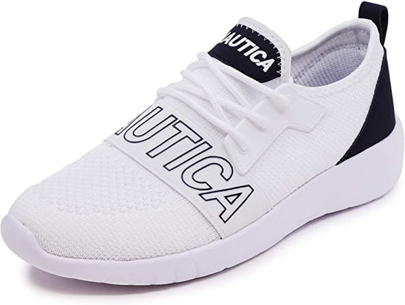 Nautica Women Fashion Sneaker Lace-Up Jogger Running Shoe Casual Walking Sneaker