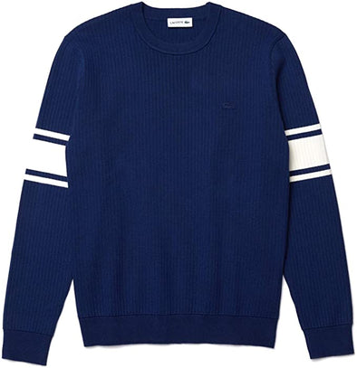 Lacoste Men's Long Sleeve Semi Fancy Regular Fit Sweater