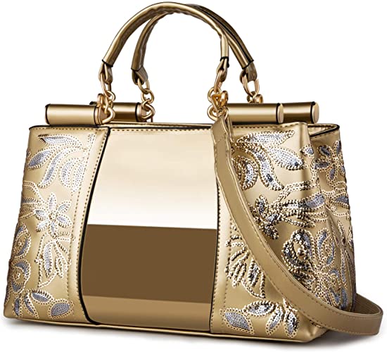 Nevenka Women Patent Leather Fashion Handbags