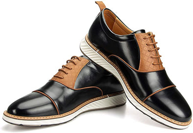 Men's Oxford Shoes Dress Shoes Men's Lightweight lace-up Fashion Shoes