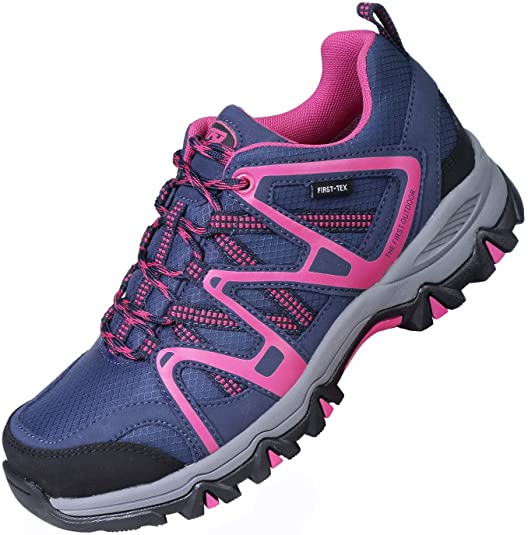 Women's Lightweight Breathable Non-Slip Hiking Running Shoe Athletic Outdoor Walking Trekking Sneaker