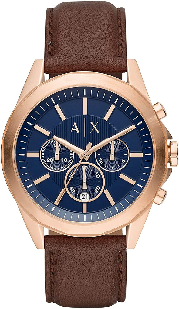 Armani Exchange Men's Stainless Steel Chronograph Dress Watch