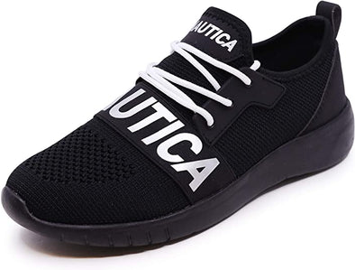 Nautica Women Fashion Sneaker Lace-Up Jogger Running Shoe Casual Walking Sneaker