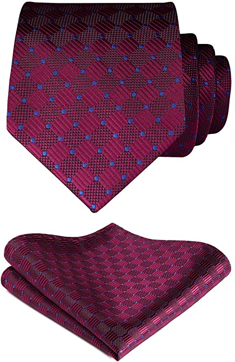 Tie Handkerchief Men's Necktie & Pocket Square Set