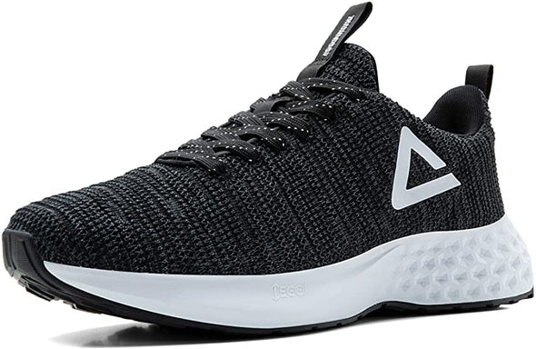 Mens Comfortable Lightweight Running Shoes - Taichi EGGII Cushioning Breathable Walking Sneakers for Casual Workout, Training, Fitness, Gym, Jogging