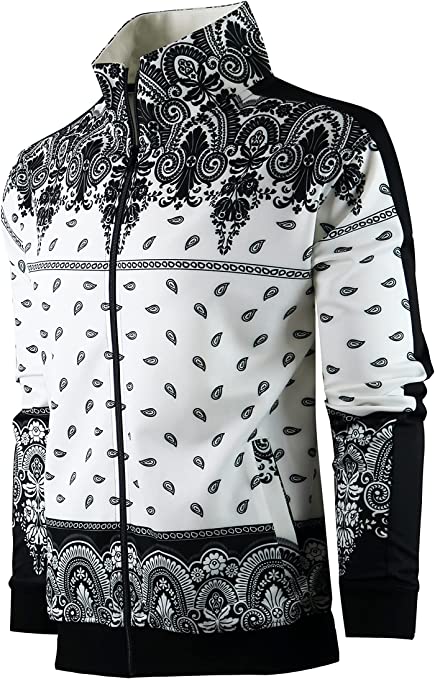 Mens Urban Premium Track Jacket - Slim Fit Side Taping Sportswear Urbanwear Streetwear Fashion Top