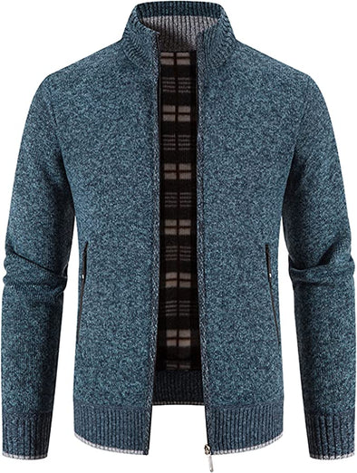 Hoodies for Men Zip Up Sweatshirts Fleece Sherpa Lined Winter Wool Heavyweight Jacket