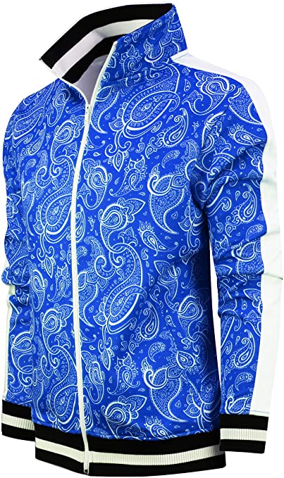 Mens Urban Premium Track Jacket - Slim Fit Side Taping Sportswear Urbanwear Streetwear Fashion Top