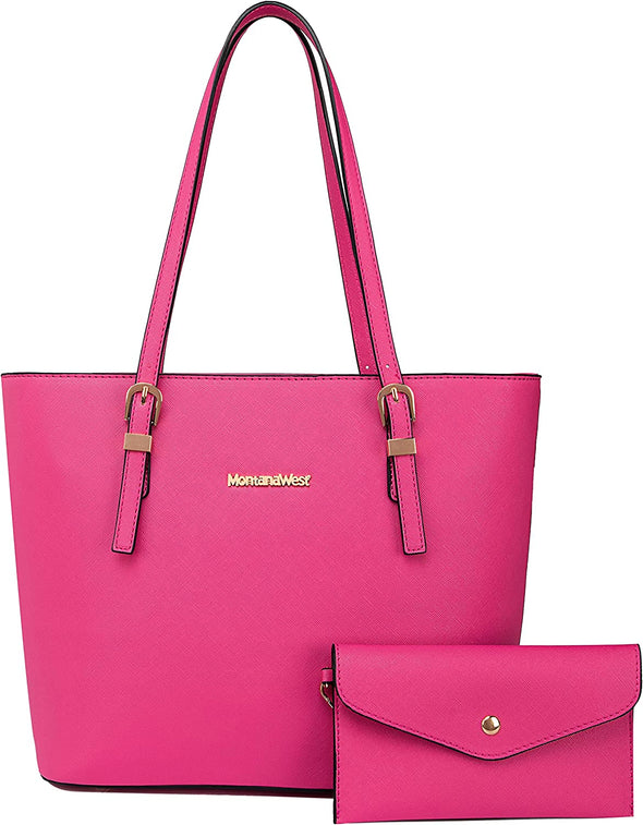 Tote Bag Purses and Handbag for Women Vegan Leather Shoulder Bags