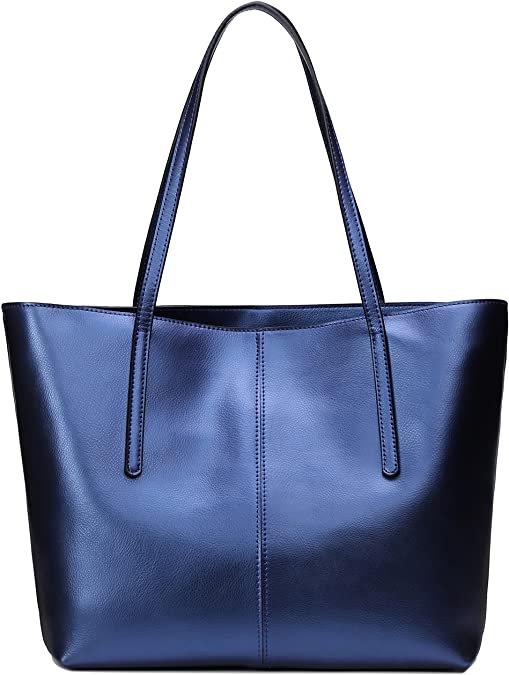 FOREVER Women's Handbag Genuine Leather Tote Shoulder Bags Soft Hot