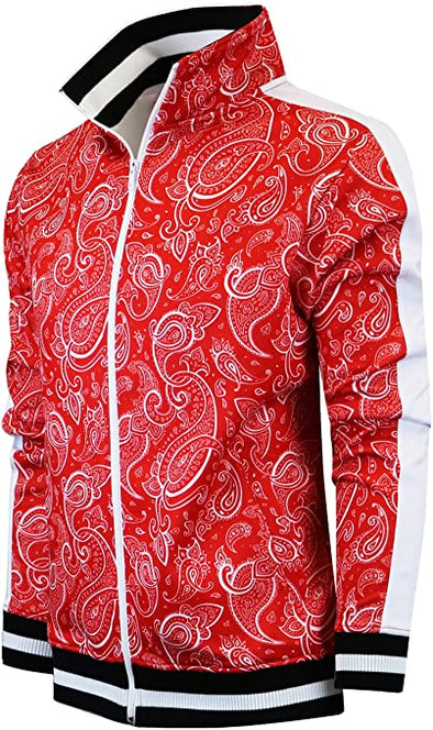 Mens Urban Premium Track Jacket - Slim Fit Side Taping Sportswear Urbanwear Streetwear Fashion Top