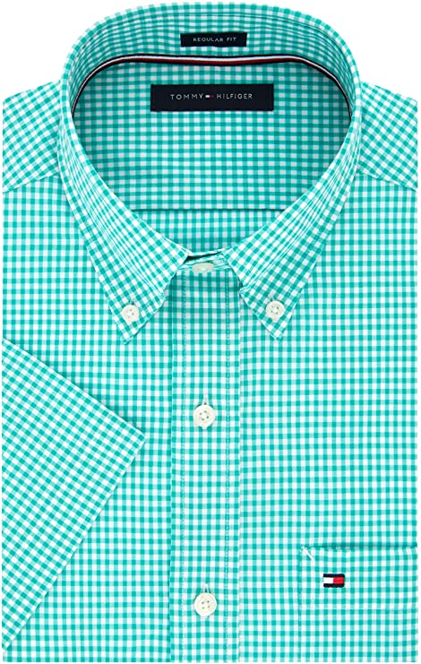 Tommy Hilfiger Men's Short Sleeve Button-Down Shirt