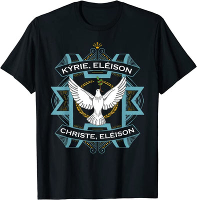 Kyrie Eleison Christe Traditional Latin Mass Lord Mercy T-Shirt