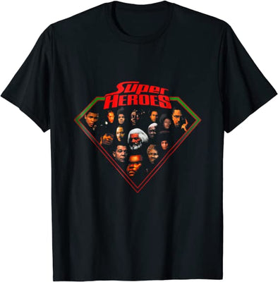 Black Superhero Special Power T-Shirt