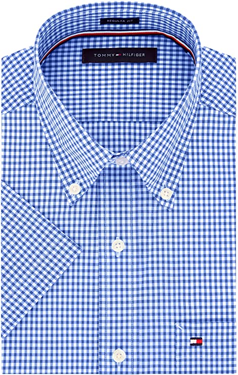 Tommy Hilfiger Men's Short Sleeve Button-Down Shirt