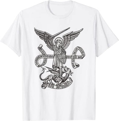 St Michael Archangel Catholic Angel defend us T-Shirt