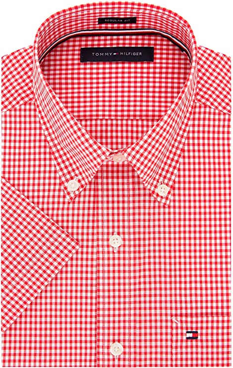 Tommy Hilfiger Men's Short Sleeve Button-Down Shirt