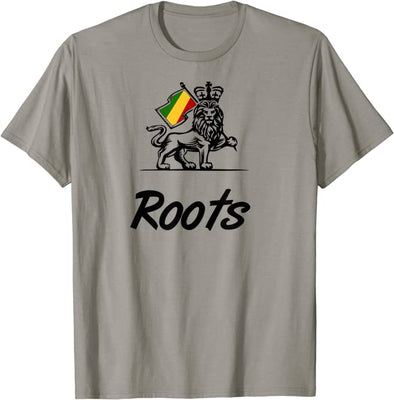 Roots Lion of Judah with reggae colors T-Shirt