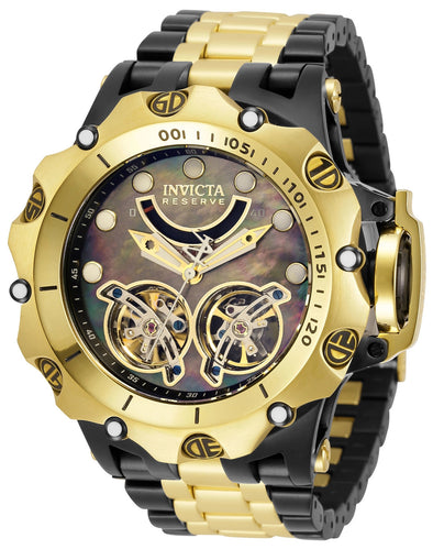Invicta Reserve Venom Automatic Men's Watch w/ Metal, Mother of Pearl & Oyster Dial