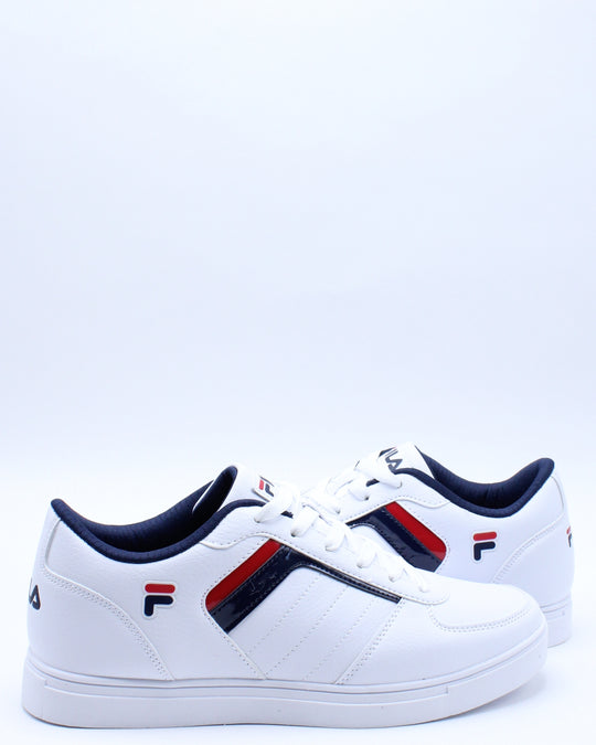 FILA Men's Davenport Sneaker - White Red