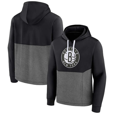 Men's Brooklyn Nets Fanatics Branded Black Winter Camp Pullover Hoodie