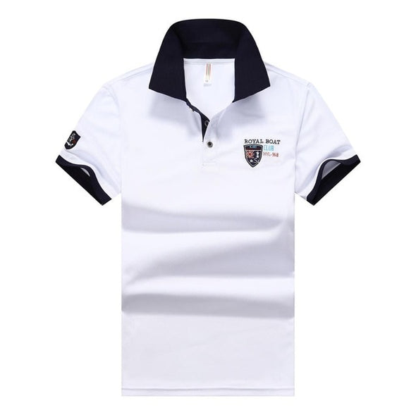 Summer new men polo shirt mens synthetic fiber Fabric mens short-sleeved embroidery polo shirt casual Breathable polo shirt 633