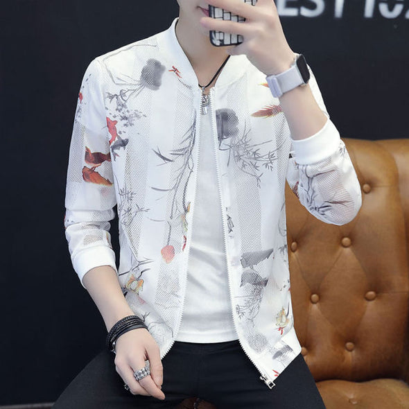 Spring Autumn New Men's Bomber Zipper Jacket Male Casual Streetwear Hip Hop Slim Fit Pilot Coat Men Clothing M-3XL XXXL