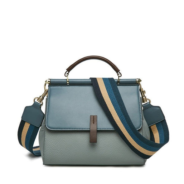 FOXER Lady's Crossbody Bags Genuine Lether Handbag Fall Winter Bag Large Capacity Office Women Tote Commuter Style Shoulder Bag