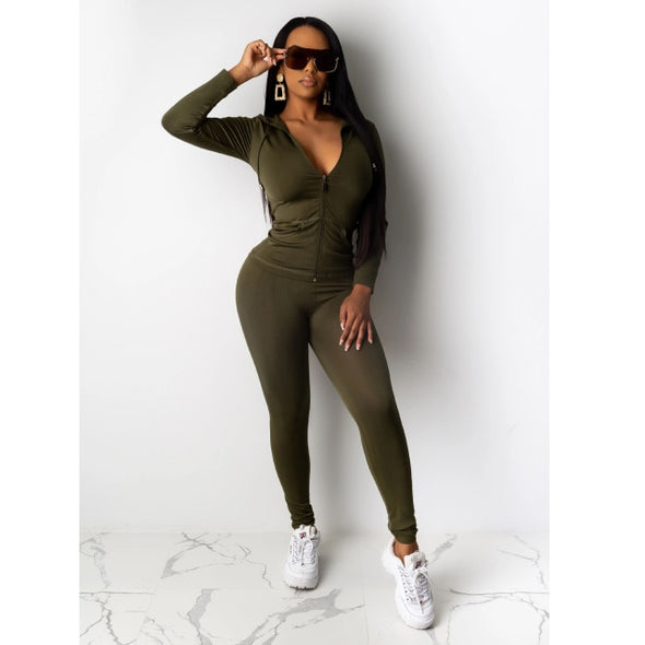 Two Piece Set Tracksuit Women Festival Clothing Fall Winter Top+Pant Sweat Suits Neon 2 Piece Outfits Matching Sets