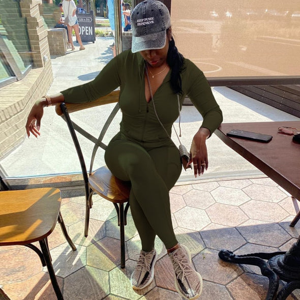 Streetwear White Knitted Sexy Bodycon Lucky Label Jumpsuit Women Overall 2020 Long Sleeve Skinny Rompers Womens Jumpsuit Female