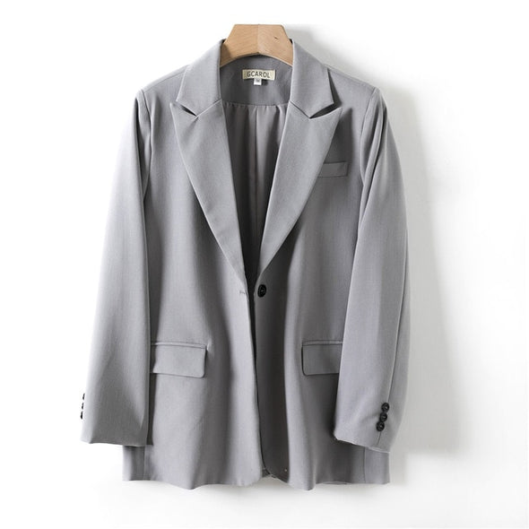 GCAROL Women Blazer And Guard Pants Sets Two Pieces OL Single Breasted Jacket Formal Suit Pleated Trousers Spring Autumn