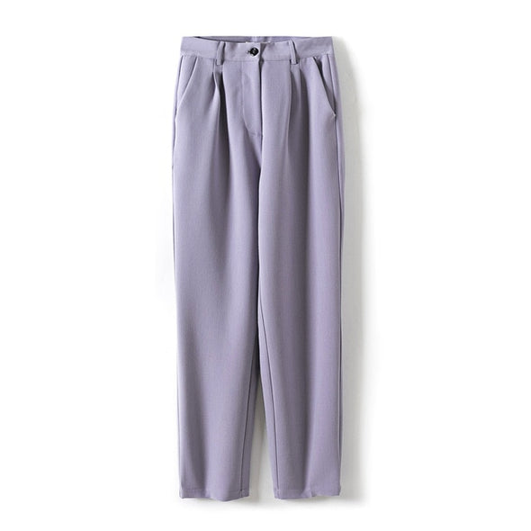 GCAROL Women Blazer And Guard Pants Sets Two Pieces OL Single Breasted Jacket Formal Suit Pleated Trousers Spring Autumn