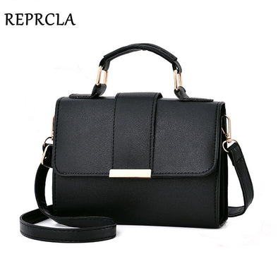 REPRCLA 2021 Summer Fashion Women Bag Leather Handbags PU Shoulder Bag Small Flap Crossbody Bags for Women Messenger Bags
