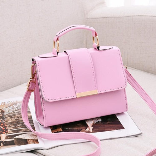 REPRCLA 2021 Summer Fashion Women Bag Leather Handbags PU Shoulder Bag Small Flap Crossbody Bags for Women Messenger Bags