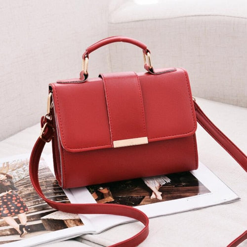 REPRCLA 2021 Summer Fashion Women Bag Leather Handbags PU Shoulder Bag Small Flap Crossbody Bags for Women Messenger Bags