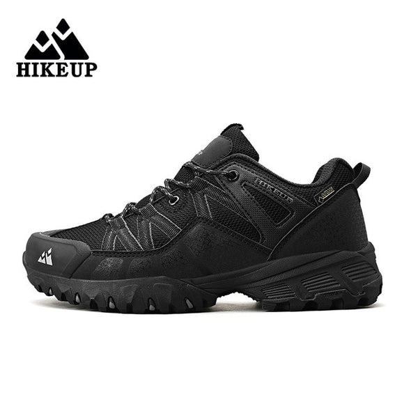 HIKEUP 2020 Summer Men Hiking Shoes Mesh Fabric Mountain Climbing Shoes Outdoor Trekking Sneakers Fishing Hunting Boots For Men