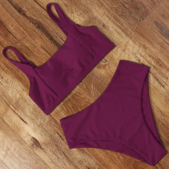 High Waist Bikini 2021 Leopard Bikini Women Push Up Swimsuit Women Printed Swimwear Tie Dye Biquini Summer Swim Beachwear