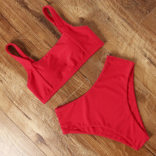 High Waist Bikini 2021 Leopard Bikini Women Push Up Swimsuit Women Printed Swimwear Tie Dye Biquini Summer Swim Beachwear