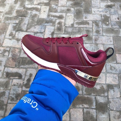 Women Sneaker 2020 Autumn  Shoes Platform Sport  Woman Breathable Running Walking Trainers Ladies Chunky Sneakers