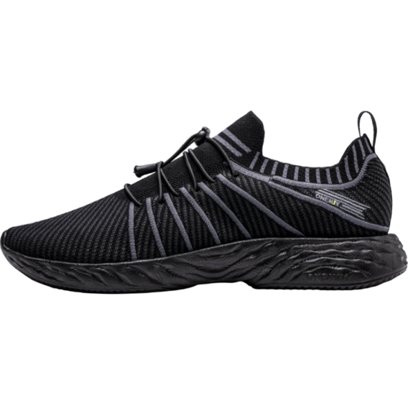 ONEMIX 2021 New Black Running Shoes for Men Waterproof Breathable Training Sneakers Male Outdoor Anti-Slip Trekking Sports Shoes