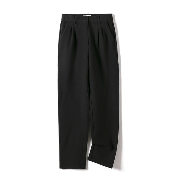 GCAROL Women Blazer And Guard Pants Sets Two Pieces OL Single Breasted Jacket Formal Suit Pleated Trousers Spring Autumn