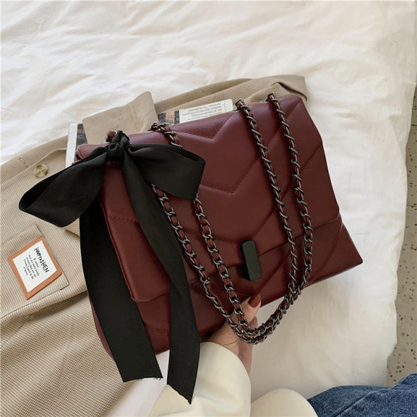 Luxury Designer Chains Crossbody Bags For Women  Fashion Diamond Lattice Shoulder Bags 2021 New Soft Women Messenger Bags Totes