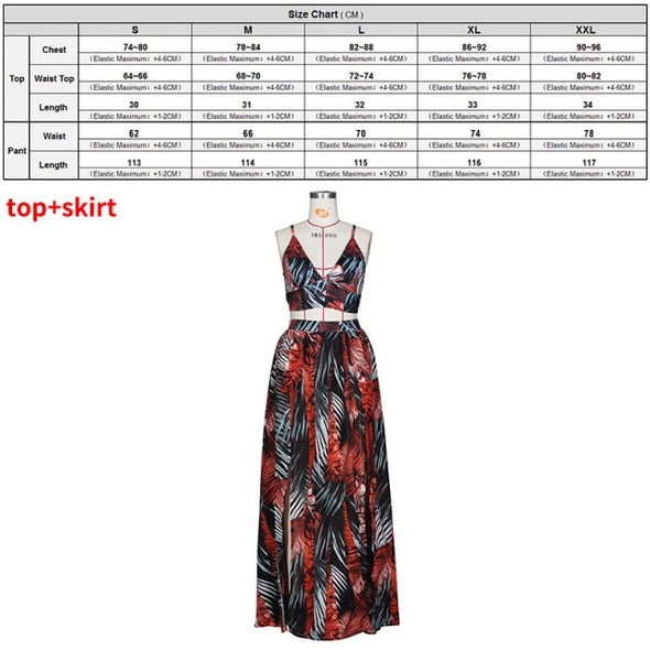 Stigende Women Bohemian Palm Leaf Maxi Dress Sexy High Split Summer Beach Halter Dress Casual Sleeveless Bandage Long Dress