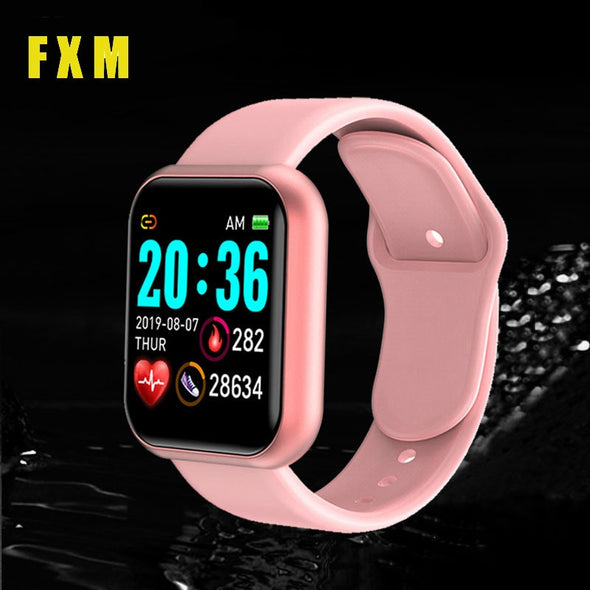 D20 Smart Watch Women Men Sport Digital Smart Band Heart Rate Monitor Blood Pressure  Fitness Tracker Bracelet for Android IOS
