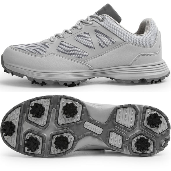 Men Professional Golf Shoes Waterproof Spikes Golf Sneakers Black White Mens Golf Trainers Big Size Golf Shoes for Men