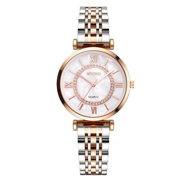Women Watches Top Brand Luxury 2021 Fashion Diamond Ladies Wristwatches Stainless Steel Silver Mesh Strap Female Quartz Watch