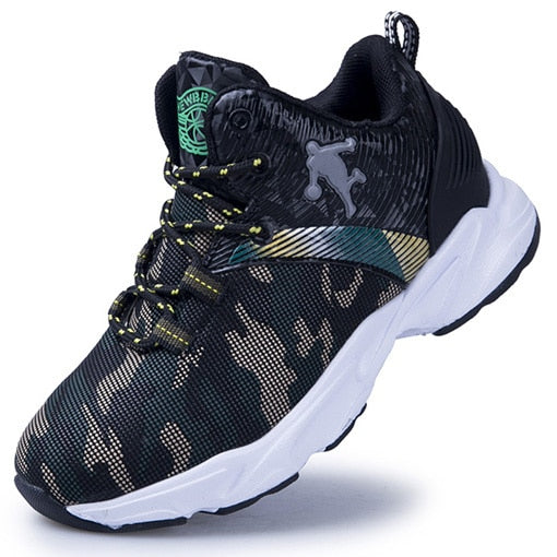 Children Boys Basketball Shoes High Quality Top Soft Non-Slip Kids Sneakers Unisex Girls Sport Shoes Outdoor Boy Trainer Basket