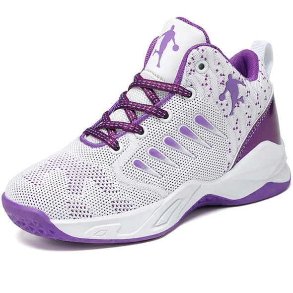 Children Boys Basketball Shoes High Quality Top Soft Non-Slip Kids Sneakers Unisex Girls Sport Shoes Outdoor Boy Trainer Basket