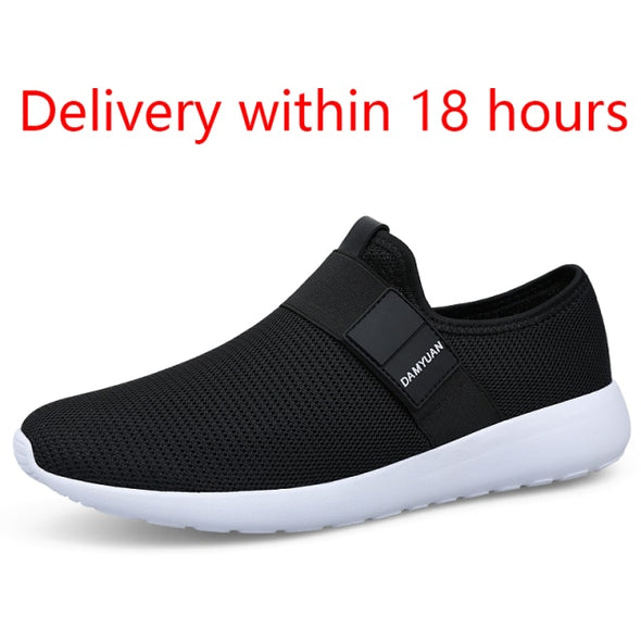 Light Slip-on Running Shoes 47 Breathable Casual Men's Sports Shoes 46 Fashion Large Size Outdoor Gym Jogging Men's Sneakers 45